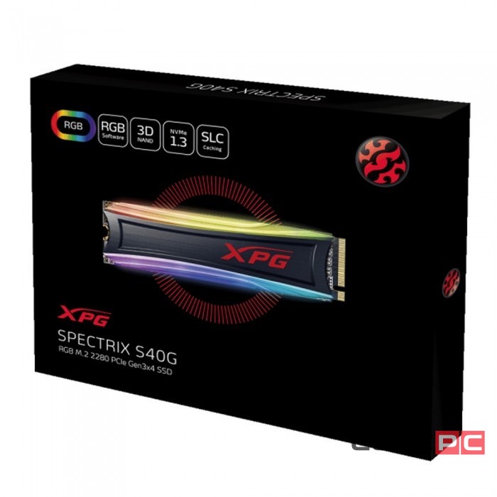 Твердотельный накопитель ADATA 1000 Gb SPECTRIX S40G RGB AS40G-1TT-C XPG