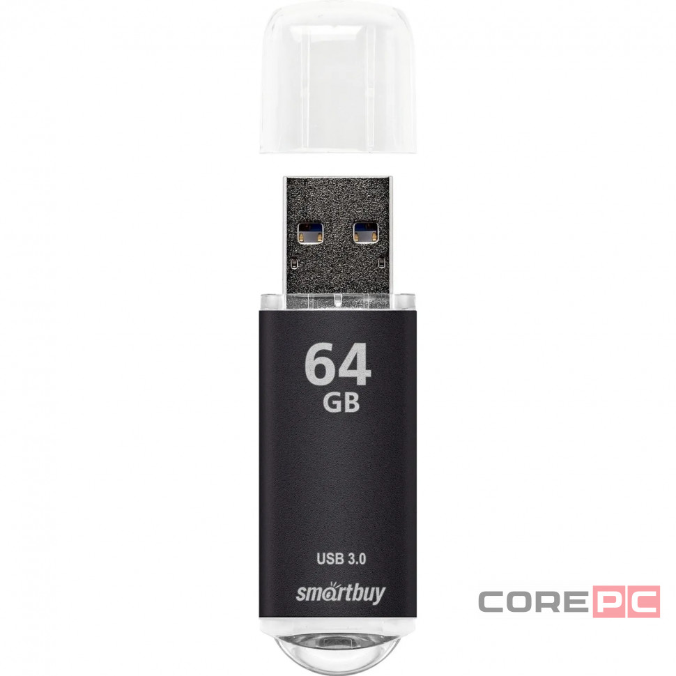 3.0 USB флеш накопитель Smartbuy 64GB V-Cut Black (SB64GBVC-K3)