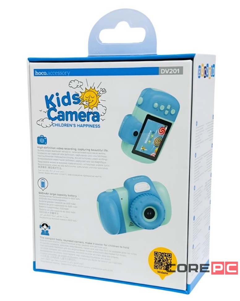Детский фотоаппарат Hoco DV201 синий