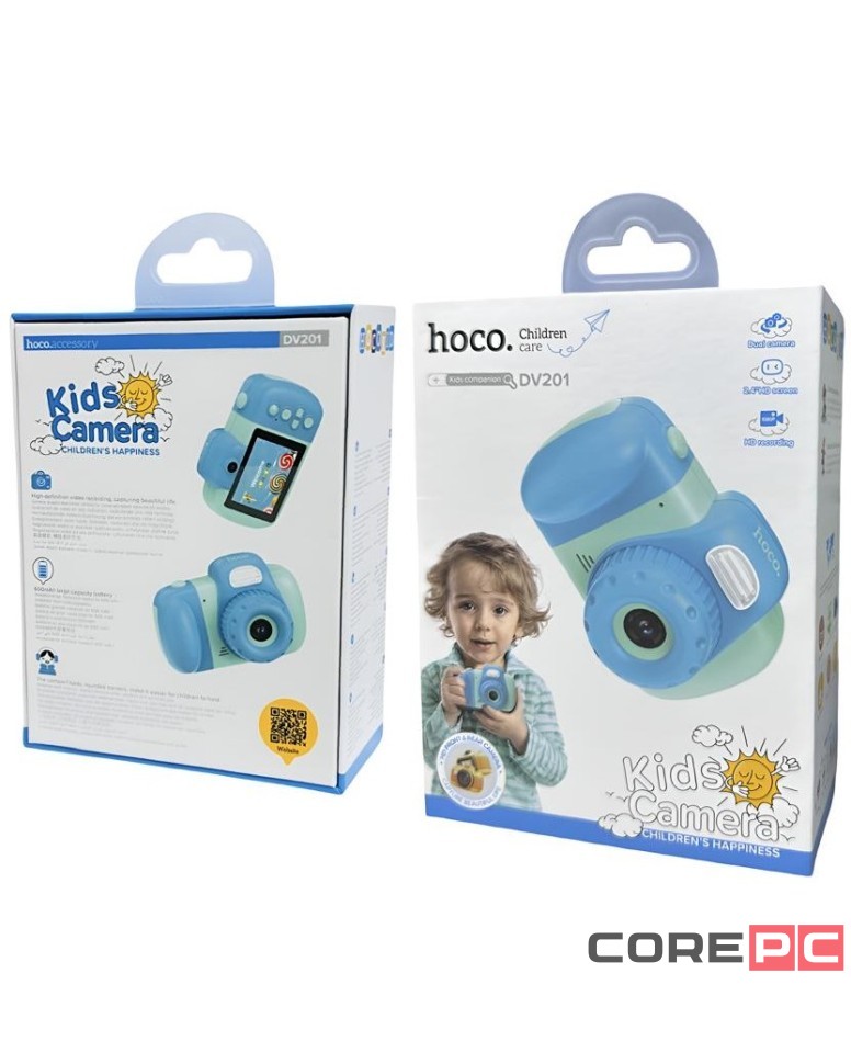 Детский фотоаппарат Hoco DV201 синий