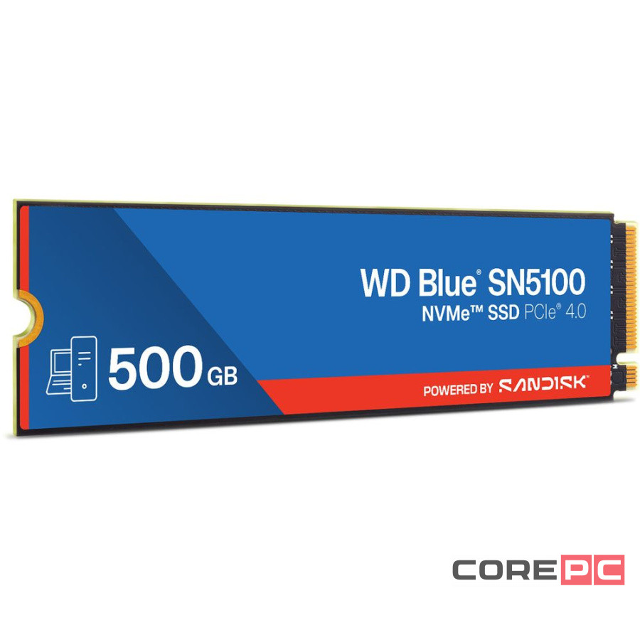 Твердотельный накопитель Western Digital 500 Gb SN510 Blue (WDS500G5B0E)