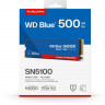 Твердотельный накопитель Western Digital 500 Gb SN510 Blue (WDS500G5B0E)