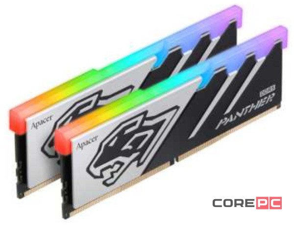 Оперативная память 32 Gb 6000 MHz Apacer Panther RGB OC Black/White (AH5U32G60C6229BAA-2)