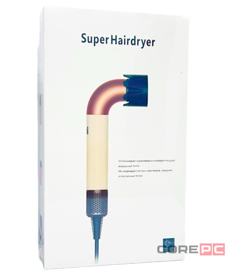 Фен для волос Hair Dryer X11 Pro EU (4 насадок) розовый