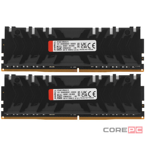 Оперативная память 16 Gb 4000 MHz Kingston FURY Renegade RGB (KF440C19RBAK2/16)