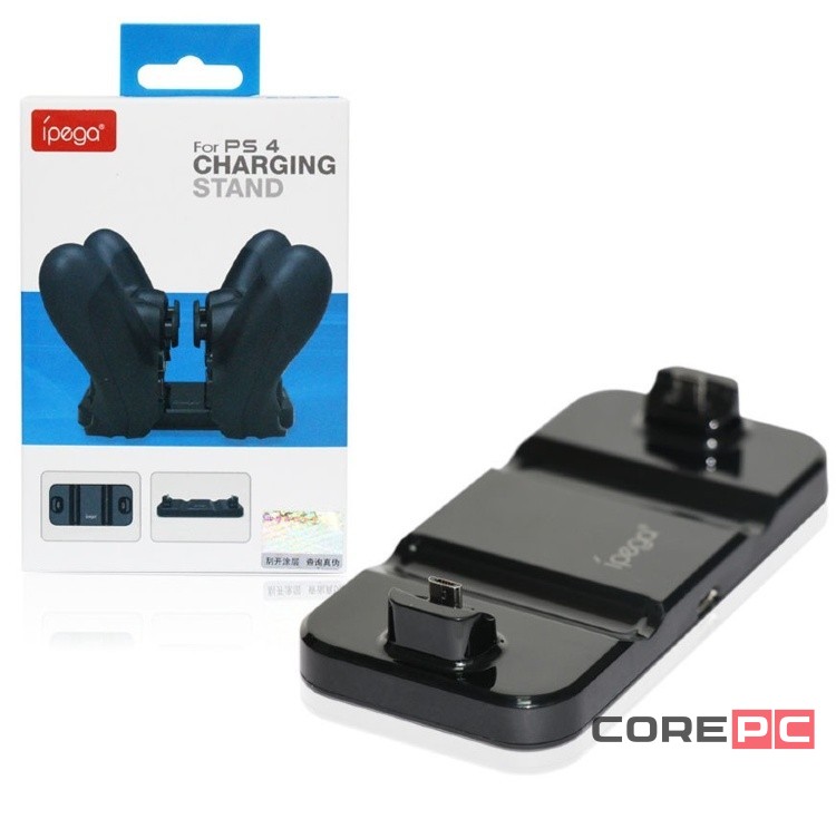 Док-станция для 2 Bluetooth-контроллеров PS4 iPega черная