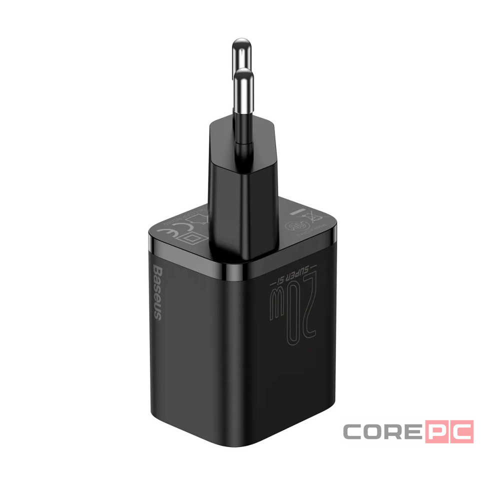 Сетевое зар. устр. Baseus Super Si 1C кабель Lightning 20W TZCCSUP-B01 черное