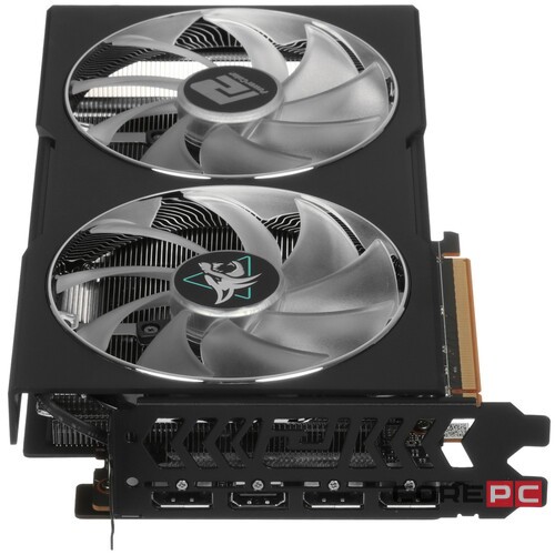Видеокарта PowerColor (RX7600 8G-L/OC) Radeon RX 7600 8GB Hellhound OC