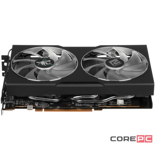Видеокарта PowerColor (RX7600 8G-L/OC) Radeon RX 7600 8GB Hellhound OC