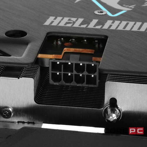 Видеокарта PowerColor (RX7600 8G-L/OC) Radeon RX 7600 8GB Hellhound OC