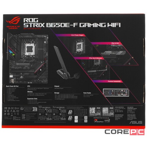 Материнская плата ASUS ROG STRIX B650E-F GAMING WIFI (90MB1BQ0-M0EAY0)