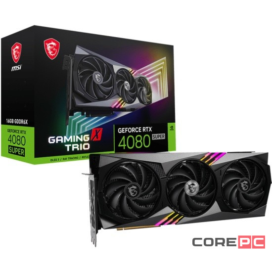 Видеокарта MSI (RTX 4080 SUPER 16G GAMING X TRIO) GeForce RTX 4080 SUPER 16GB GAMING X TRIO