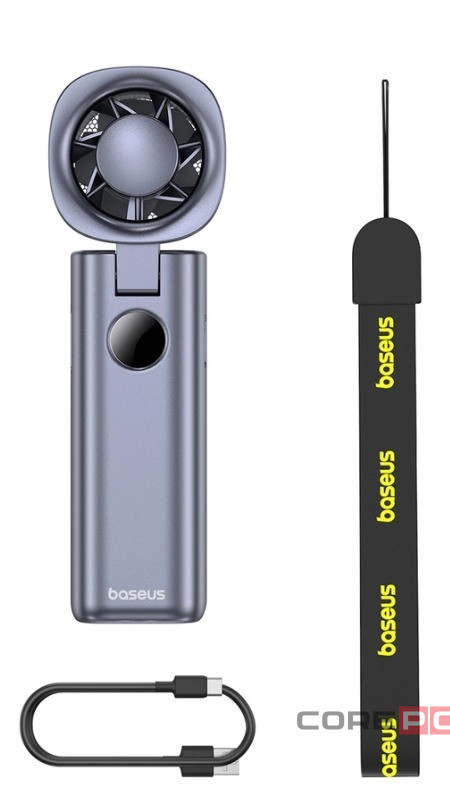 Портативный вентилятор Baseus GoTrip DT1 High-Speed (C10272301813-00) черный