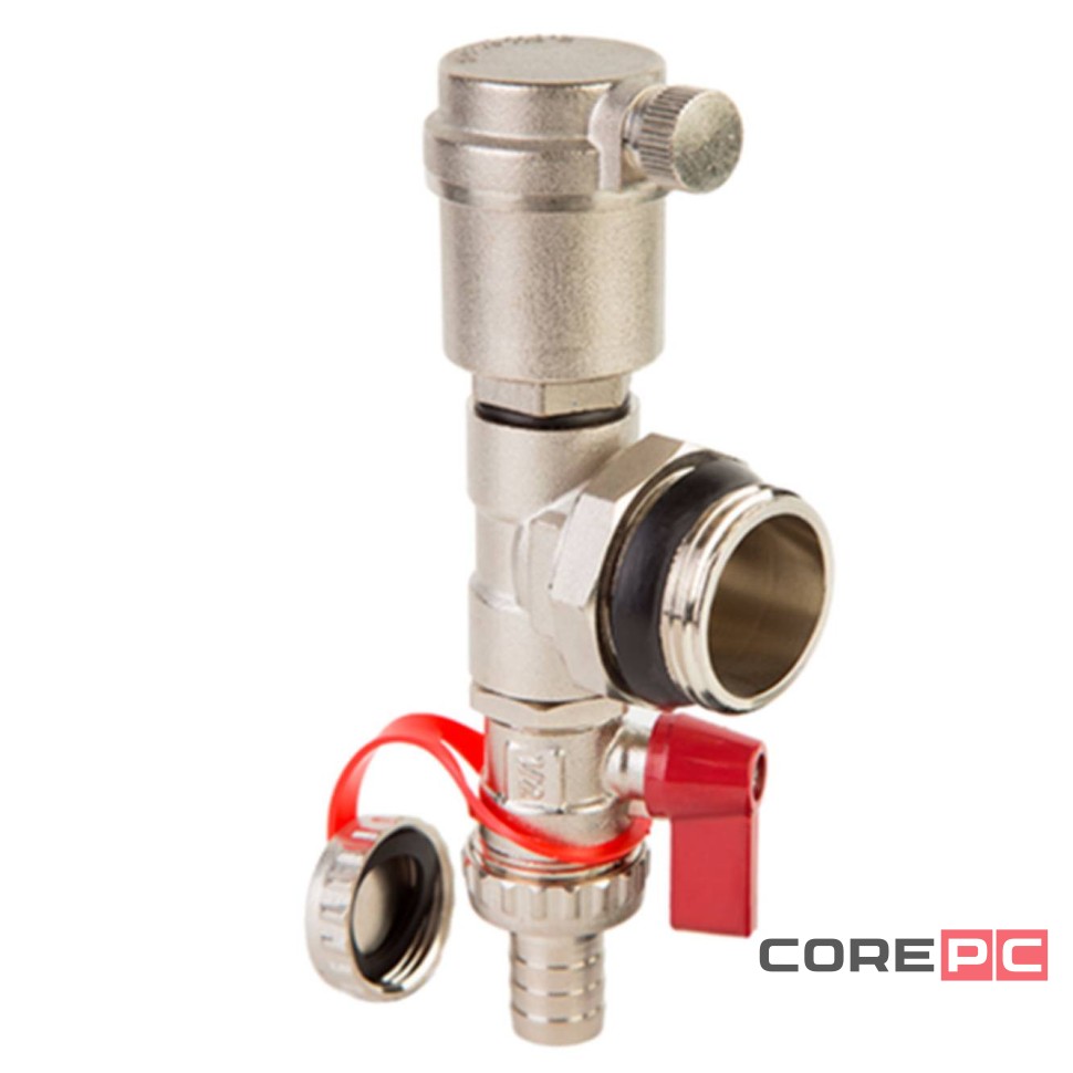 Элемент конечный MVI 1quot; для коллектора с автоматическим воздухоотводчиком