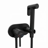 Смеситель для гигиенического душа MIXLINE МЛ31-085Ч/ML31-085BL, рычажное управление, цвет хром