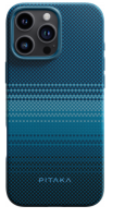 Чехол PITAKA Military-Grade MagEZ Pro 4 для iPhone 16 Pro карбоновый (арамид) Moonrise
