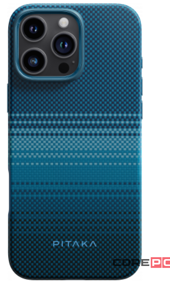 Чехол PITAKA Military-Grade MagEZ Pro 4 для iPhone 16 Pro карбоновый (арамид) Moonrise