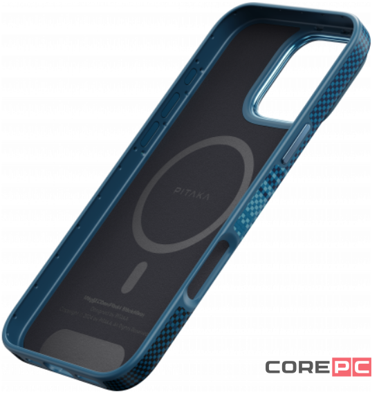 Чехол PITAKA Military-Grade MagEZ Pro 4 для iPhone 16 Pro карбоновый (арамид) Moonrise
