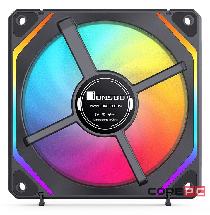 Комплект вентиляторов для корпуса JONSBO ZL-120B 3 in 1 ARGB LED Black