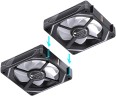 Комплект вентиляторов для корпуса JONSBO ZL-120B 3 in 1 ARGB LED Black
