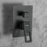 Душевая система Gappo 35к G7117-6 лейка тропический душ встраиваемая черный