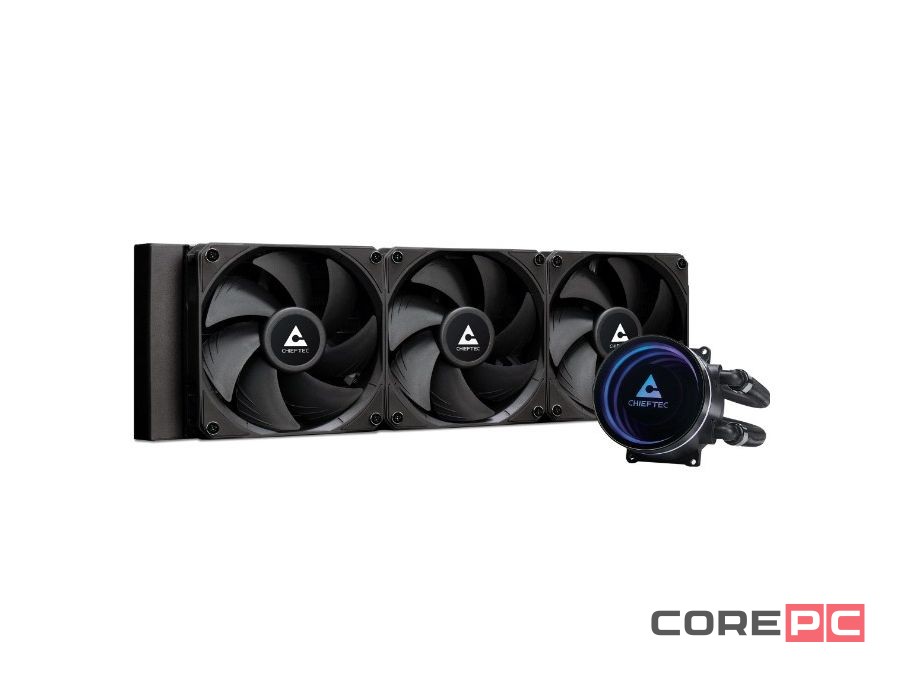 Система жидкостного охлаждения для процессора Chieftec ICEBERG 360 ARGB Pump Dark (CLC-360-BLK)