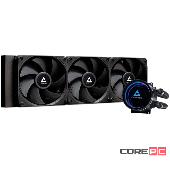 Система жидкостного охлаждения для процессора Chieftec ICEBERG 360 ARGB Pump Dark (CLC-360-BLK)