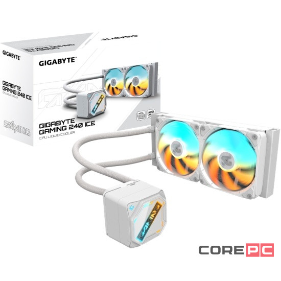 Система жидкостного охлаждения для процессора Gigabyte MULTI SOCKET GP-GIGABYTE GME 240I White