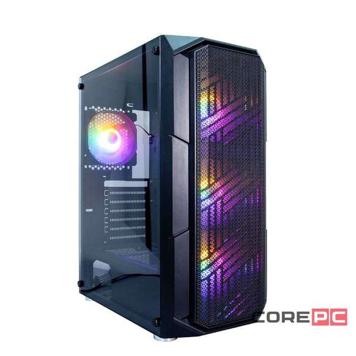 Компьютерный корпус 1STPLAYER FIREBASE XF ARGB Black (XF-BK-4F7)