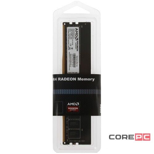 Оперативная память 4 Gb 3200 MHz AMD R9 GAMERS SERIES Black (R944G3206U2S-UO)