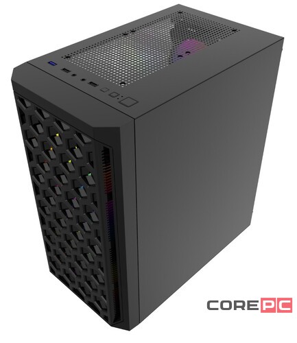 Компьютерный корпус Powercase MISTRAL Micro T3B Black (CMIMTB-L3)