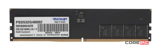 Оперативная память 32 Gb 4800 MHz PATRIOT (PSD532G48002)