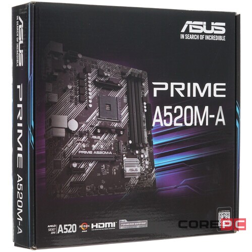 Материнская плата ASUS PRIME A520M-A II 90MB17H0-M0EAY0