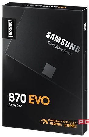 Твердотельный накопитель Samsung 500 Gb 870 EVO MZ-77E500BW