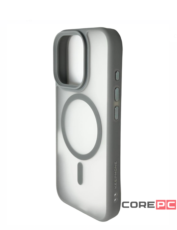 Накладка для i-Phone 16 Pro Max Keephone Mago Pro MagSnap серый