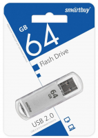 3.0 USB флеш накопитель Smartbuy 64GB V-Cut Silver (SB64GBVC-S3)