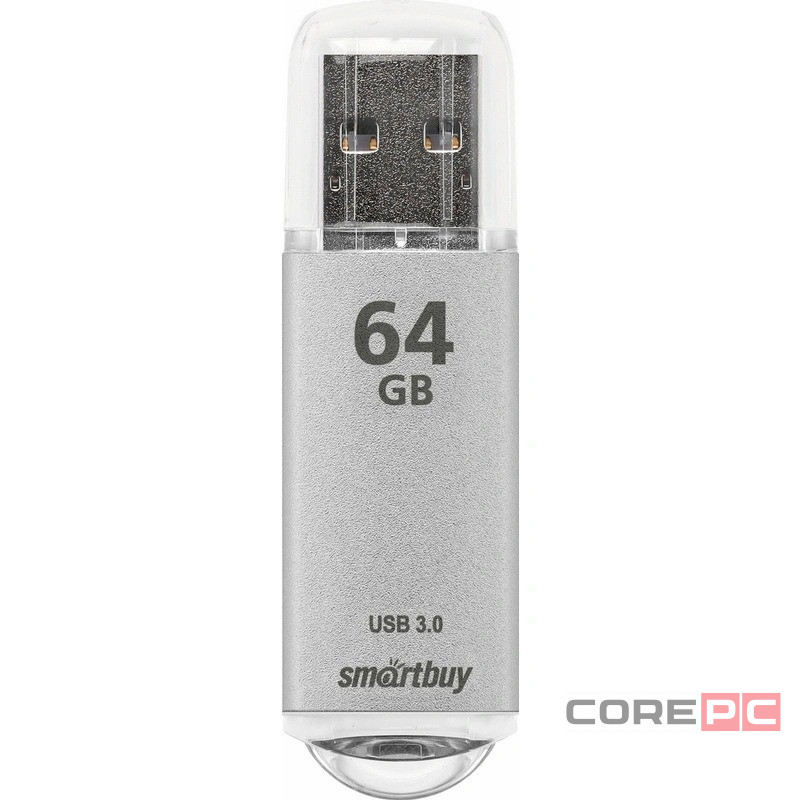 3.0 USB флеш накопитель Smartbuy 64GB V-Cut Silver (SB64GBVC-S3)
