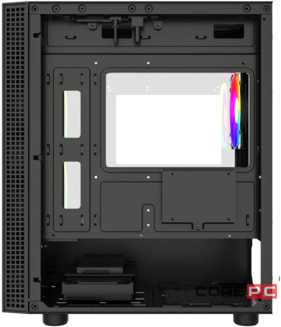 Компьютерный корпус Powercase Mistral Micro EM18 TG ARGB Black (CMMEM18B-A3)