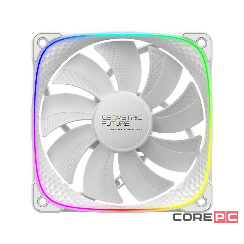 Вентилятор для корпуса Geometric Future Squama 2503RW 5V ARGB Reverse White (1F2503R112011) (GF_SQM-2503RW-S)