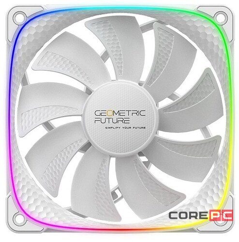 Вентилятор для корпуса Geometric Future Squama 2503RW 5V ARGB Reverse White (1F2503R112011) (GF_SQM-2503RW-S)
