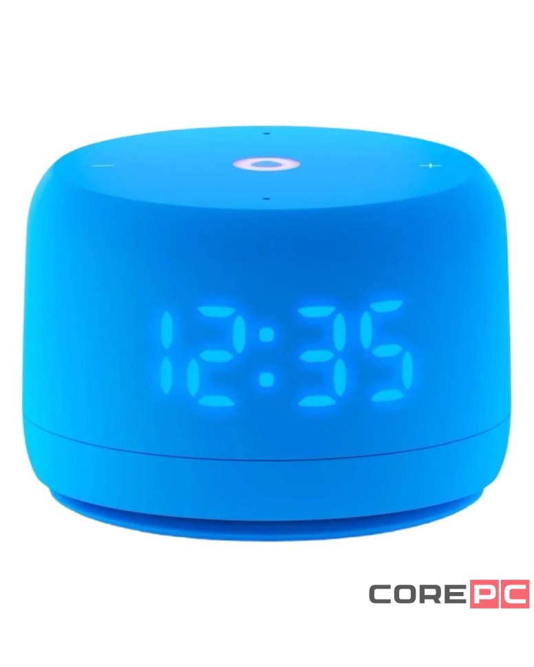 Умная колонка Яндекс Станция Лайт 2 с часами синяя