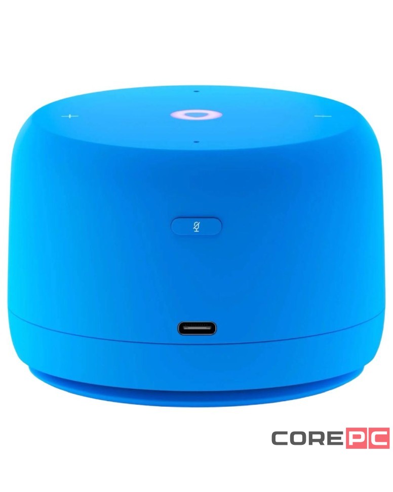 Умная колонка Яндекс Станция Лайт 2 с часами синяя