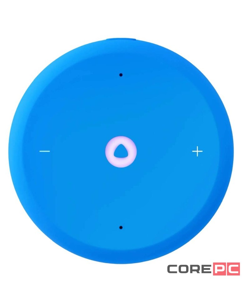 Умная колонка Яндекс Станция Лайт 2 с часами синяя