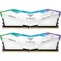 Оперативная память 48 Gb 7600 MHz Team Group T-FORCE DELTA RGB White (FF4D548G7600HC36EDC01)