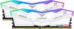 Оперативная память 48 Gb 7600 MHz Team Group T-FORCE DELTA RGB White (FF4D548G7600HC36EDC01)