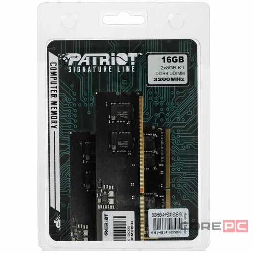 Оперативная память 16 Gb 3200 MHz PATRIOT (PSD416G3200K)