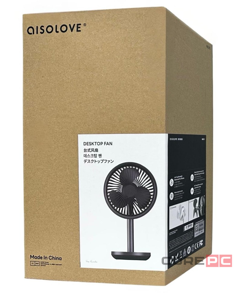 Вентилятор настольный Xiaomi Solove F5 черный