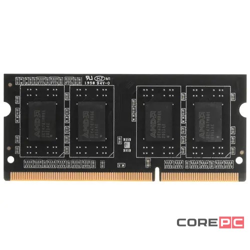 Оперативная память 4 Gb 1600 MHz AMD R5 ENTERTAINMENT SERIES Black (R534G1601S1SL-UO)