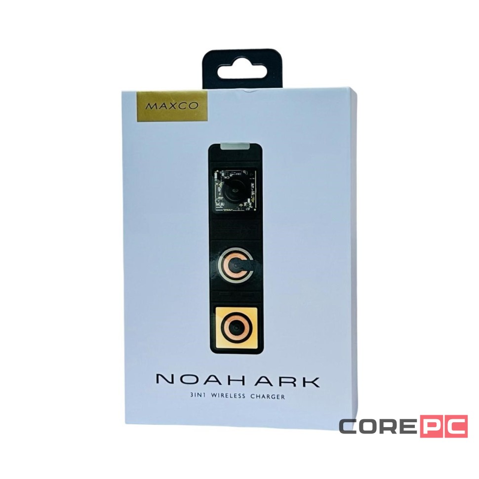 Беспроводное зарядное устройство 3в1 Maxco MCW-02 черное