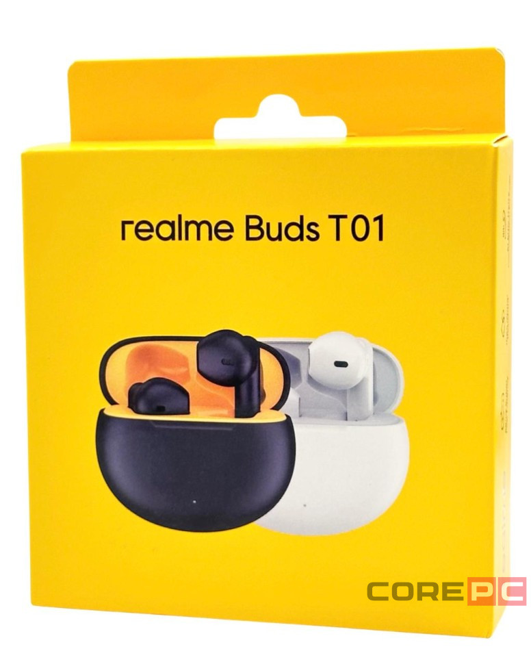 Беспроводные наушники TWS Realme Buds T01 (RMA2406) белые